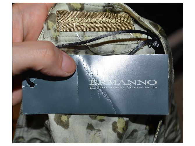 Ermanno Scervino Falda corta estampada Castaño Beige Verde Estampado de leopardo - vista 5