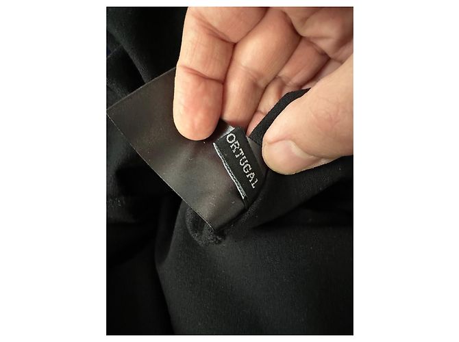 Vestido negro Ann Demeulemeester drapeado - vista 19