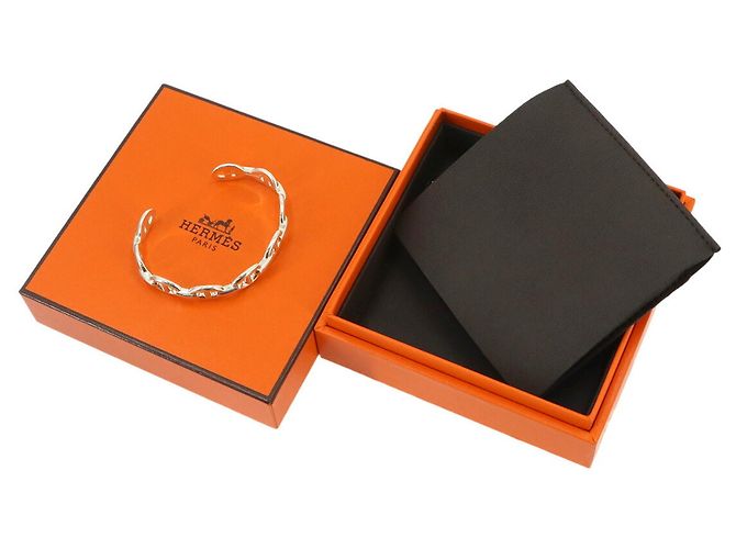 Bracciale Hermès Chaine d'Ancre Enchainée Argento - vista 2