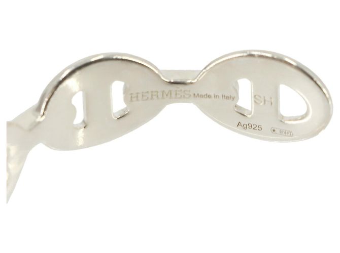 Bracciale Hermès Chaine d'Ancre Enchainée Argento - vista 6