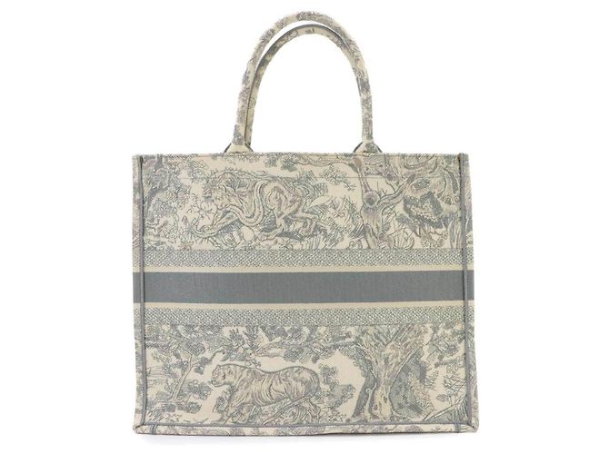 Borsa a mano Christian Dior Book Tote Marrone - vista 2