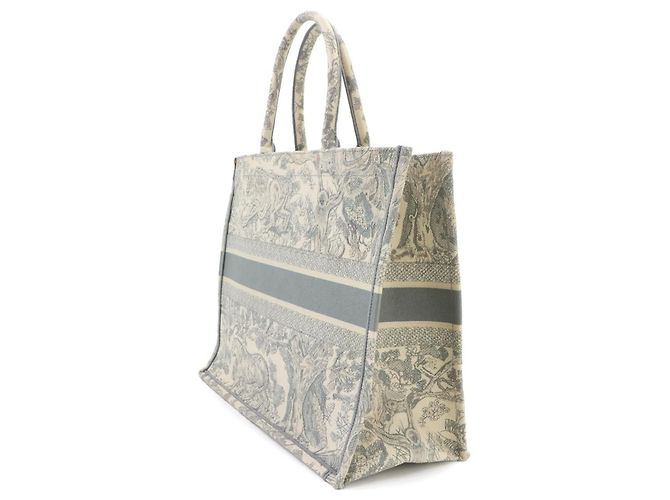 Borsa a mano Christian Dior Book Tote Marrone - vista 3