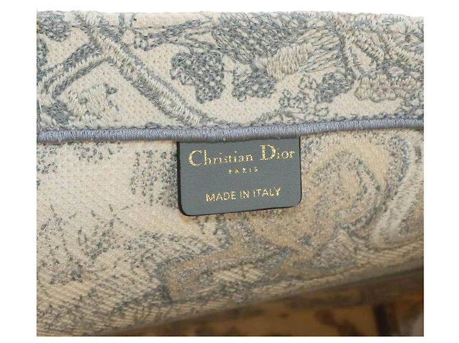 Borsa a mano Christian Dior Book Tote Marrone - vista 7
