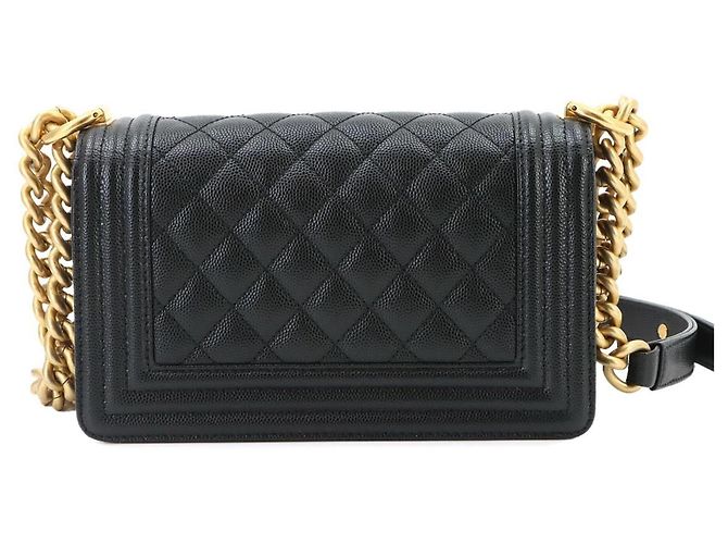 Borsa a tracolla Chanel Boy Small con catena Nero - vista 2