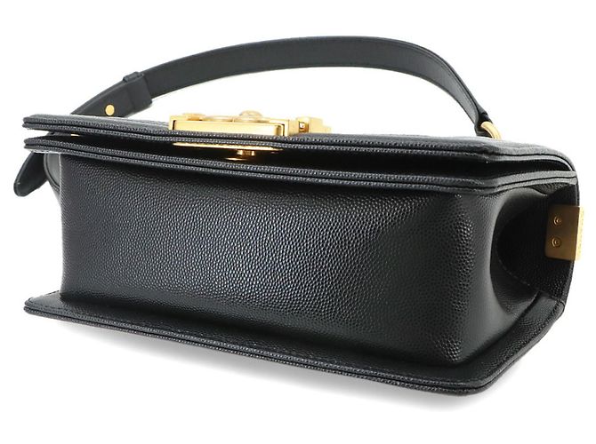 Borsa a tracolla Chanel Boy Small con catena Nero - vista 4