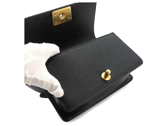 Borsa a tracolla Chanel Boy Small con catena Nero - vista 9