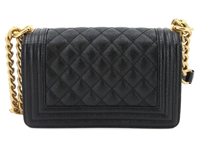 Borsa a tracolla Chanel Boy Small con catena Nero - vista 2