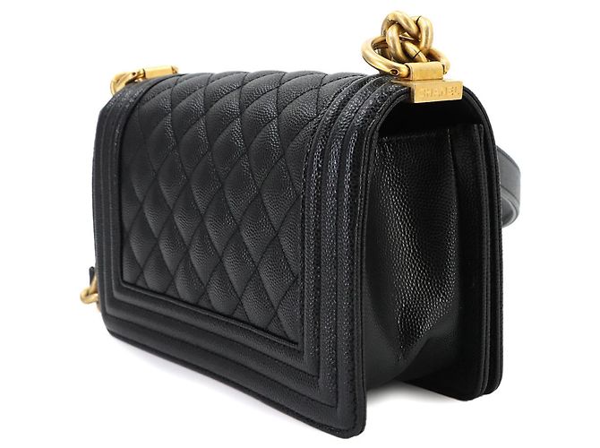 Borsa a tracolla Chanel Boy Small con catena Nero - vista 3