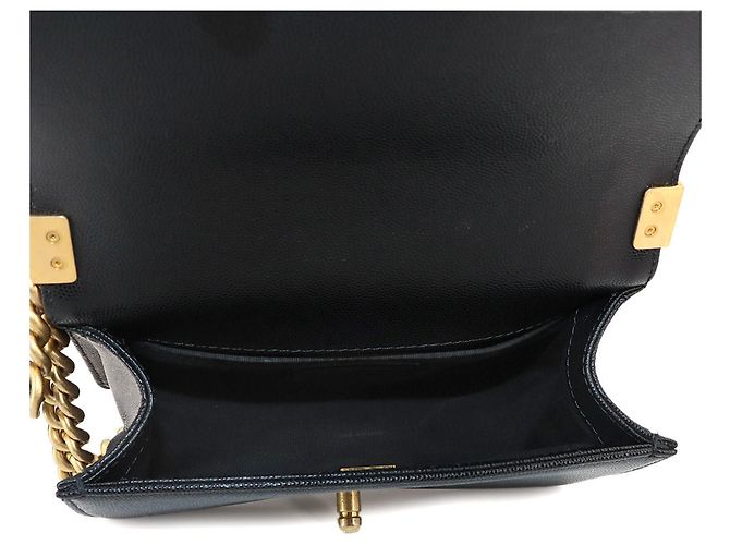 Borsa a tracolla Chanel Boy Small con catena Nero - vista 6