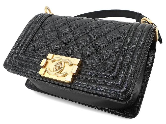 Borsa a tracolla Chanel Boy Small con catena Nero - vista 9