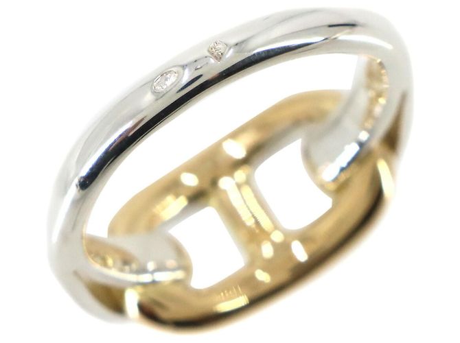 Hermès Hermes Chaine d'Ancre 1 Ring Silber Golden - Ansicht 4
