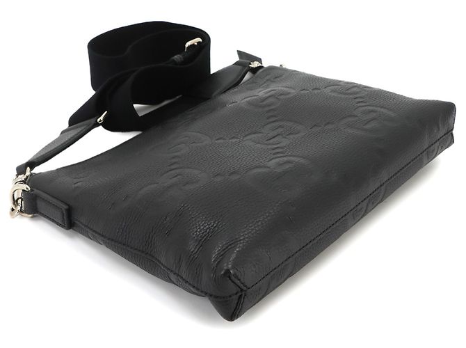Borsa a tracolla Gucci Jumbo GG Nero - vista 5