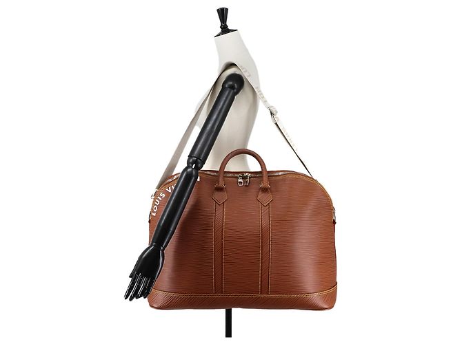 Borsa Louis Vuitton Epi XL Alma GM Cognac - vista 10