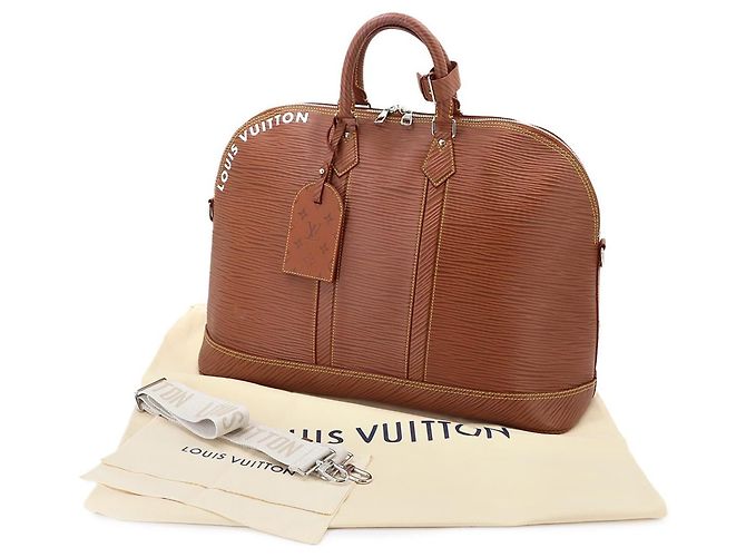 Borsa Louis Vuitton Epi XL Alma GM Cognac - vista 2