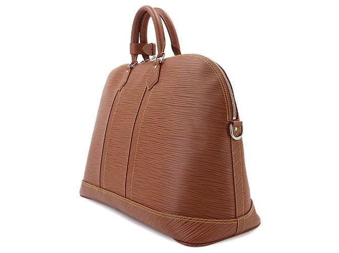 Borsa Louis Vuitton Epi XL Alma GM Cognac - vista 4
