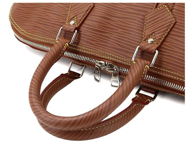 Borsa Louis Vuitton Epi XL Alma GM Cognac - vista 6