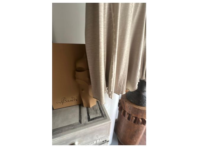 Munthe Plus Simonsen Chaqueta de punto beige PLU con botones negros - vista 12