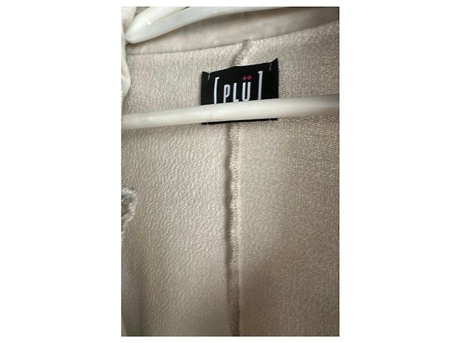 Munthe Plus Simonsen Chaqueta de punto beige PLU con botones negros - vista 6