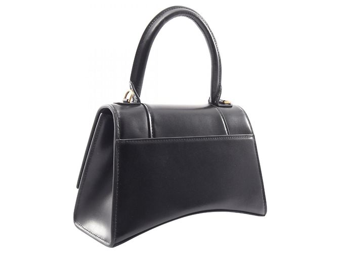 Borsa Balenciaga Hourglass Small 2-Way Nero - vista 2