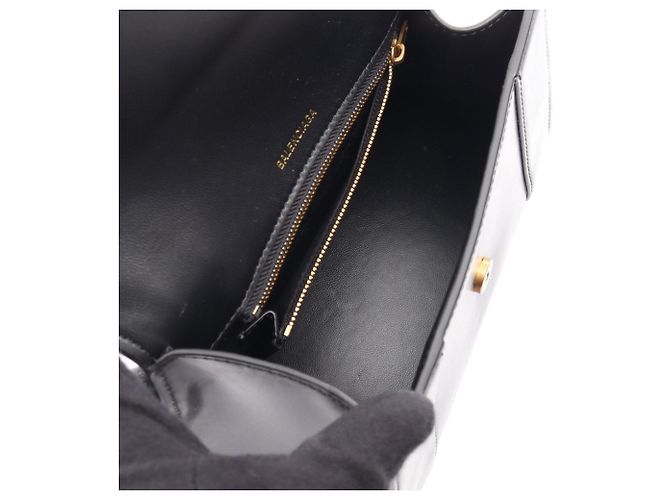 Borsa Balenciaga Hourglass Small 2-Way Nero - vista 3