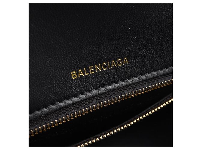 Borsa Balenciaga Hourglass Small 2-Way Nero - vista 4
