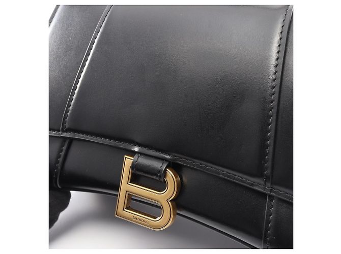 Borsa Balenciaga Hourglass Small 2-Way Nero - vista 9