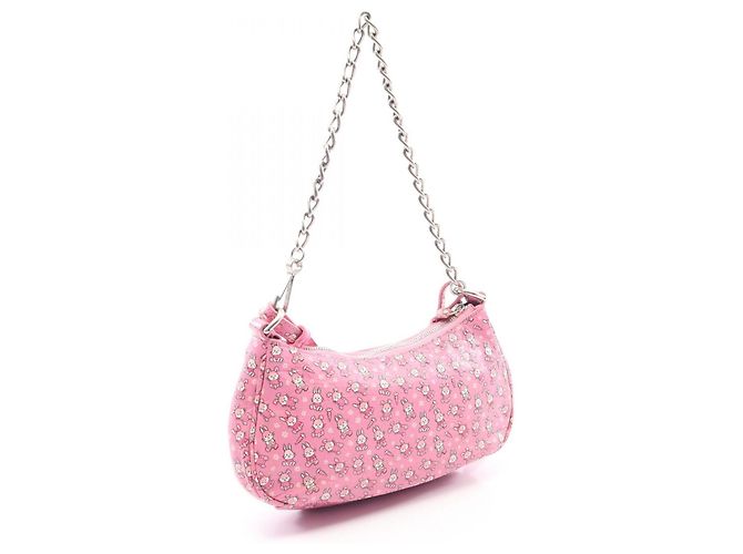 Balenciaga LE CAGOLE MINI BB Rabbit 2-Way Handbag Pink - view 2