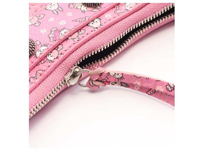 Balenciaga LE CAGOLE MINI BB Rabbit 2-Way Handbag Pink - view 7