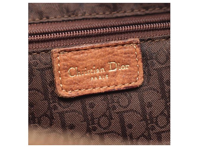 Borsa a Tracolla Patchwork Christian Dior Marrone Multicolore - vista 4