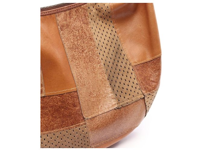 Borsa a Tracolla Patchwork Christian Dior Marrone Multicolore - vista 5