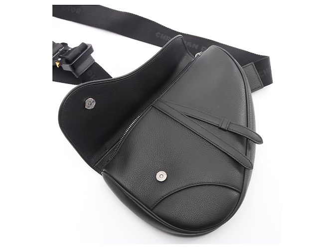 Borsa Saddle Christian Dior Dior x ERL Nero - vista 5