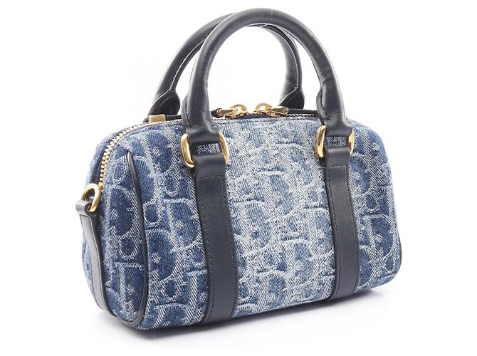 Borsa a mano Christian Dior Dior Groove 17 Nano Blu Blu navy - vista 2