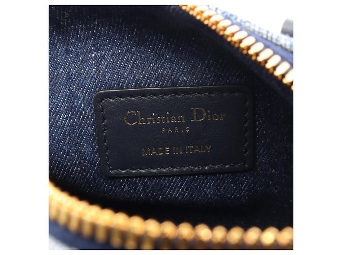 Borsa a mano Christian Dior Dior Groove 17 Nano Blu Blu navy - vista 4