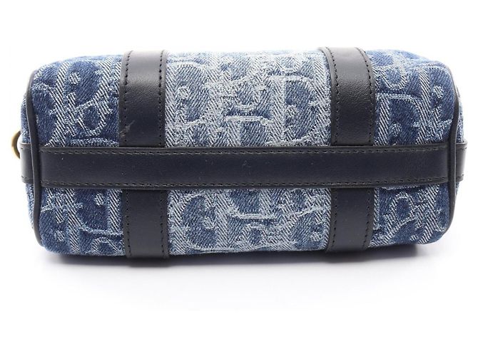 Borsa a mano Christian Dior Dior Groove 17 Nano Blu Blu navy - vista 5