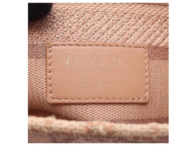 Christian Dior Dior LADY D-LITE Medium Cannage Borsa a mano 2-Way Rosa - vista 4