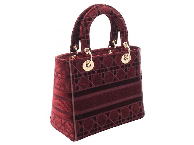 Christian Dior Dior LADY D-LITE Borsa a mano Medium Porpora - vista 2