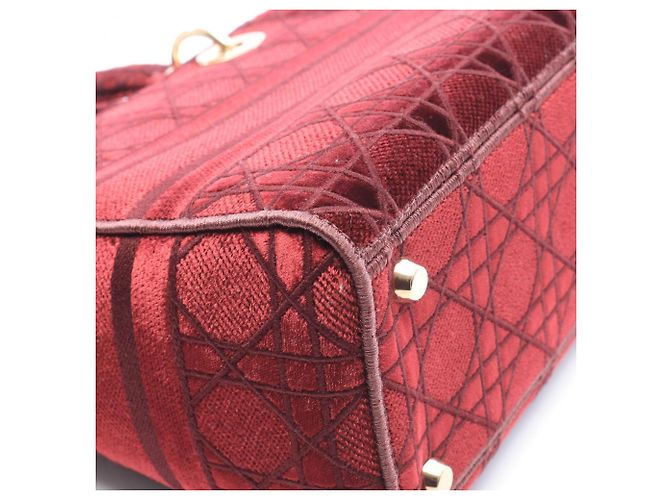 Christian Dior Dior LADY D-LITE Borsa a mano Medium Porpora - vista 5