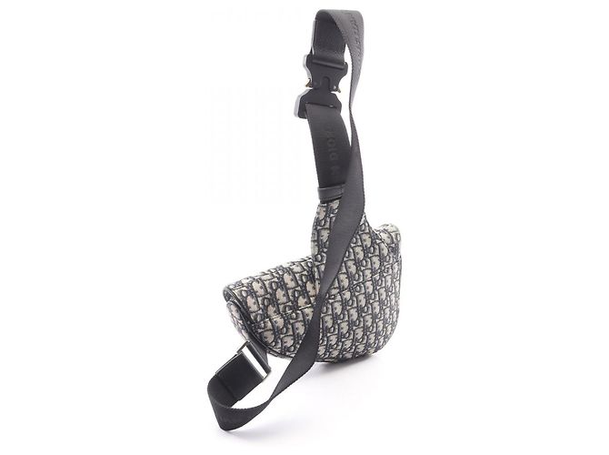 Borsa Christian Dior Dior SADDLE Nero Crudo - vista 2