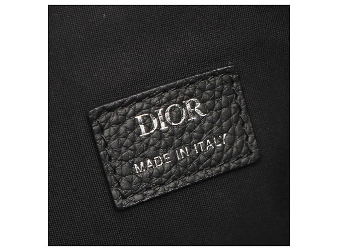 Borsa Christian Dior Saddle Bag Gravity Waist Body Handbag Nero - vista 4