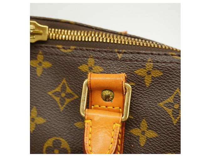 Borsa Louis Vuitton Brown Boston Monogram Keepall 60 Marrone - vista 10