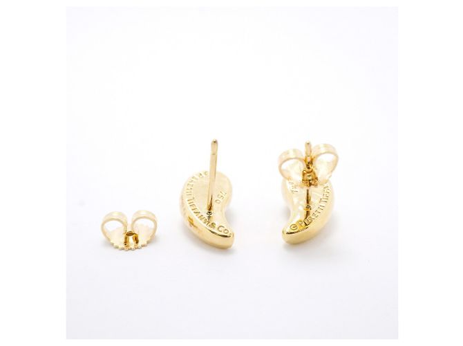 Orecchini a lobo Teardrop Tiffany & Co. in oro giallo 18K - vista 3