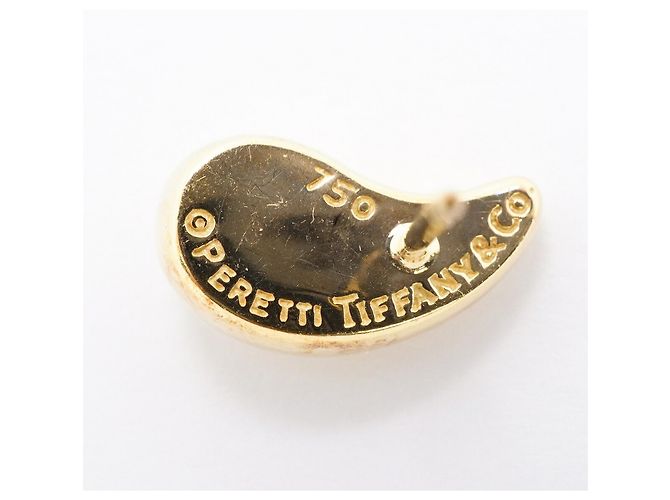 Orecchini a lobo Teardrop Tiffany & Co. in oro giallo 18K - vista 4