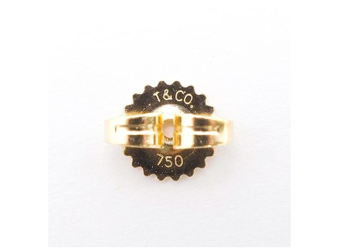 Orecchini a lobo Teardrop Tiffany & Co. in oro giallo 18K - vista 5