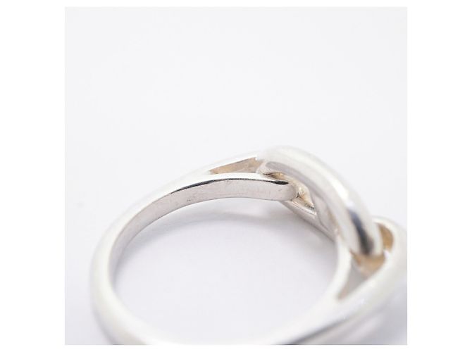 Ring Hermès Anello a fascia Hermes Chaine d'Ancre in Argento 925 - vista 10