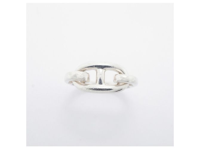 Ring Hermès Anello a fascia Hermes Chaine d'Ancre in Argento 925 - vista 2