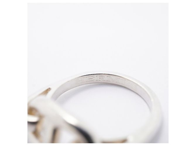Ring Hermès Anello a fascia Hermes Chaine d'Ancre in Argento 925 - vista 4