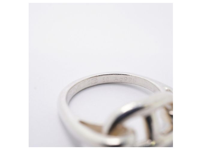 Ring Hermès Anello a fascia Hermes Chaine d'Ancre in Argento 925 - vista 5