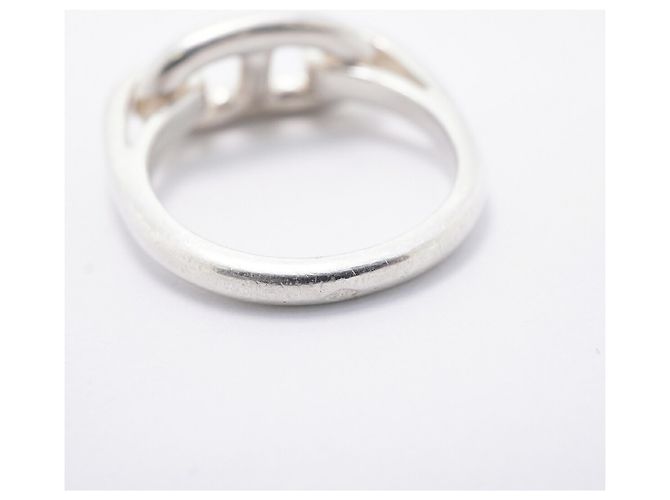 Ring Hermès Anello a fascia Hermes Chaine d'Ancre in Argento 925 - vista 6