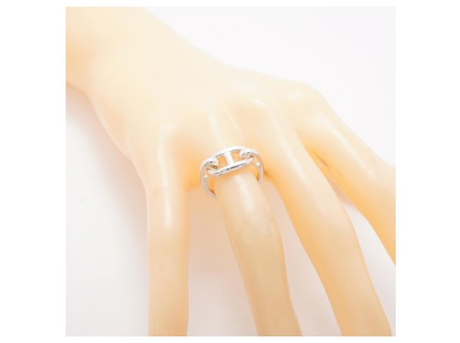 Ring Hermès Anello a fascia Hermes Chaine d'Ancre in Argento 925 - vista 8