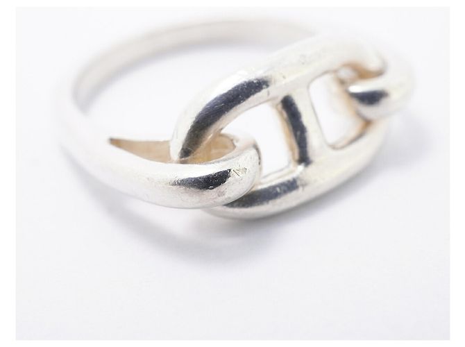 Ring Hermès Anello a fascia Hermes Chaine d'Ancre in Argento 925 - vista 9